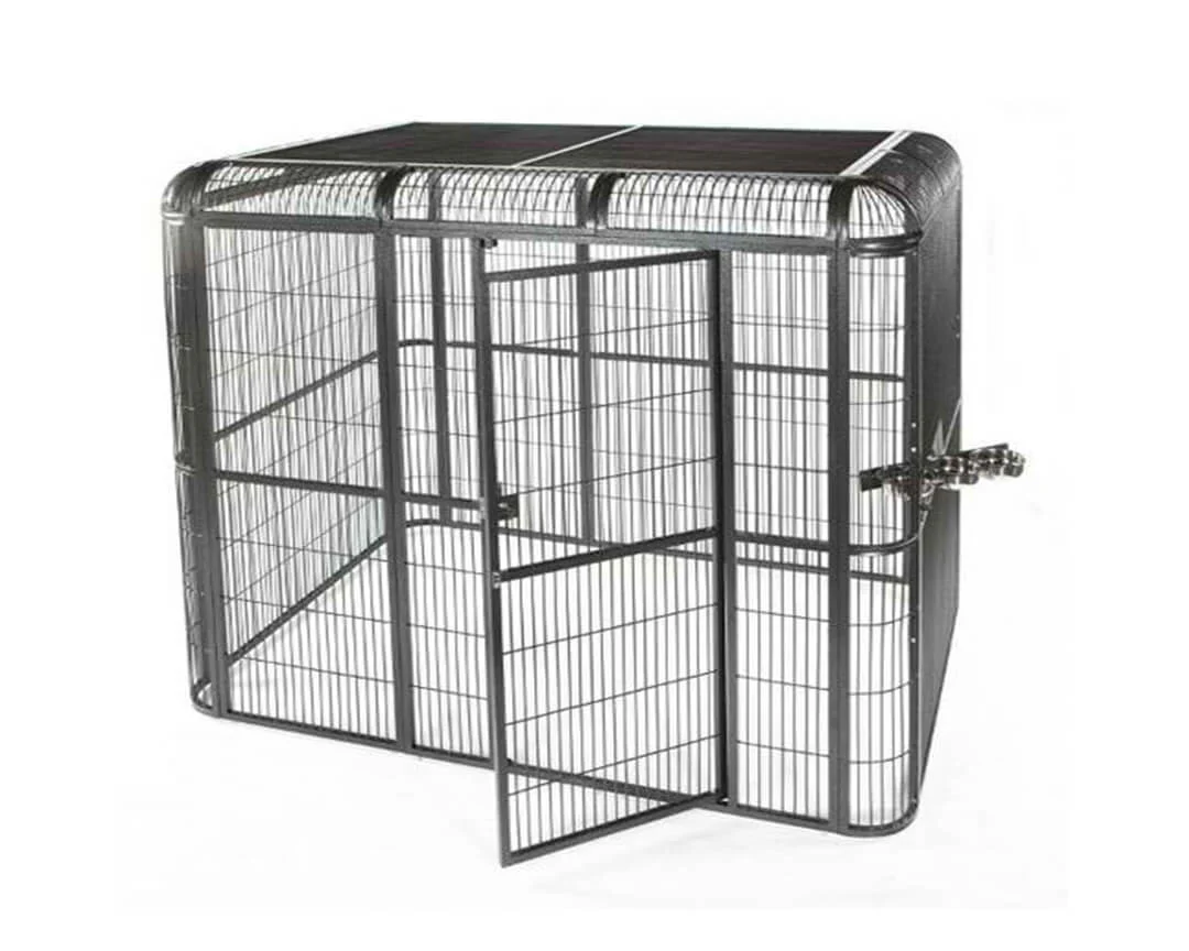 A&E 110"x62" Black Walk-in Aviary