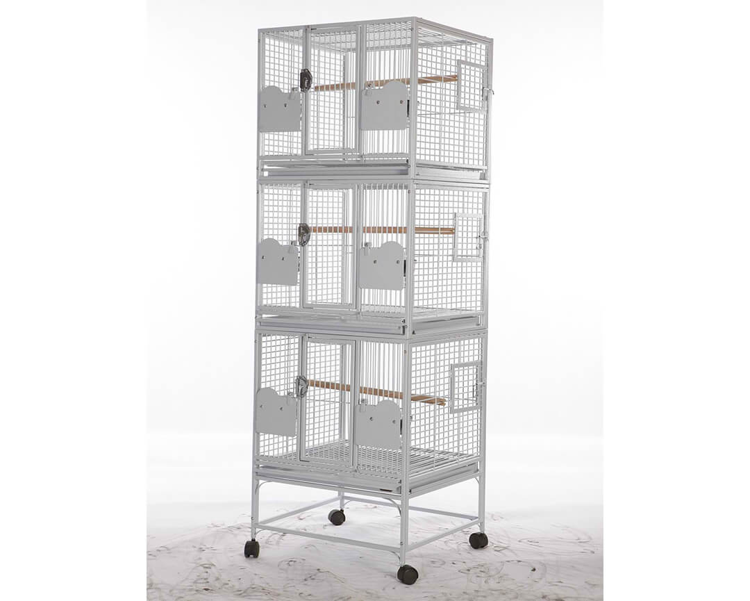 A&E 24''x22'' Triple Stack Bird Cage - Image 2