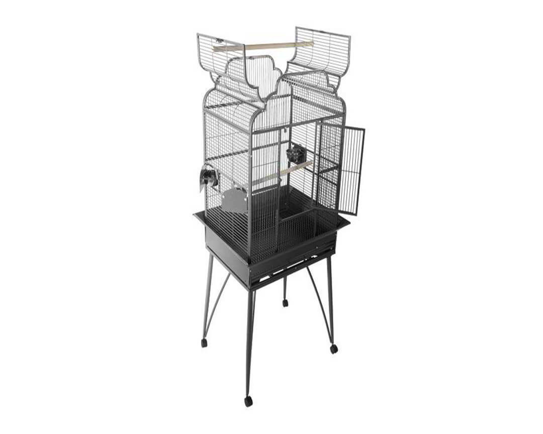 A&E 26"x20" Victorian Open Top Bird Cage - Image 2