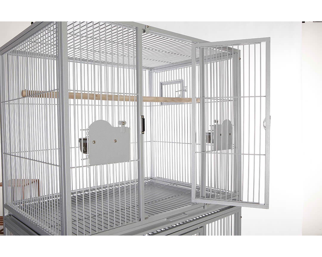 A&E 40"x30" Double Stack Breeder Bird Cage - Image 4