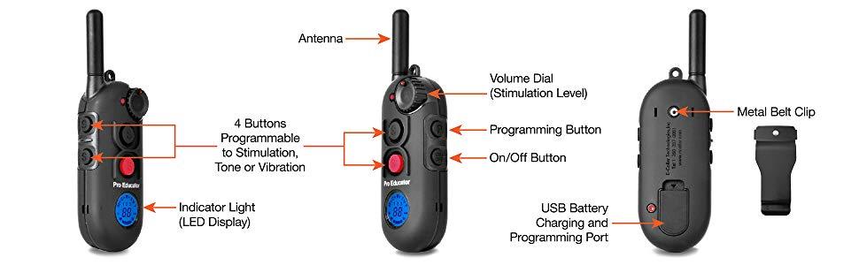 E-Collar PE-900 Pro Educator Advanced Remote Dog Trainer 1/2 Mile - Image 6