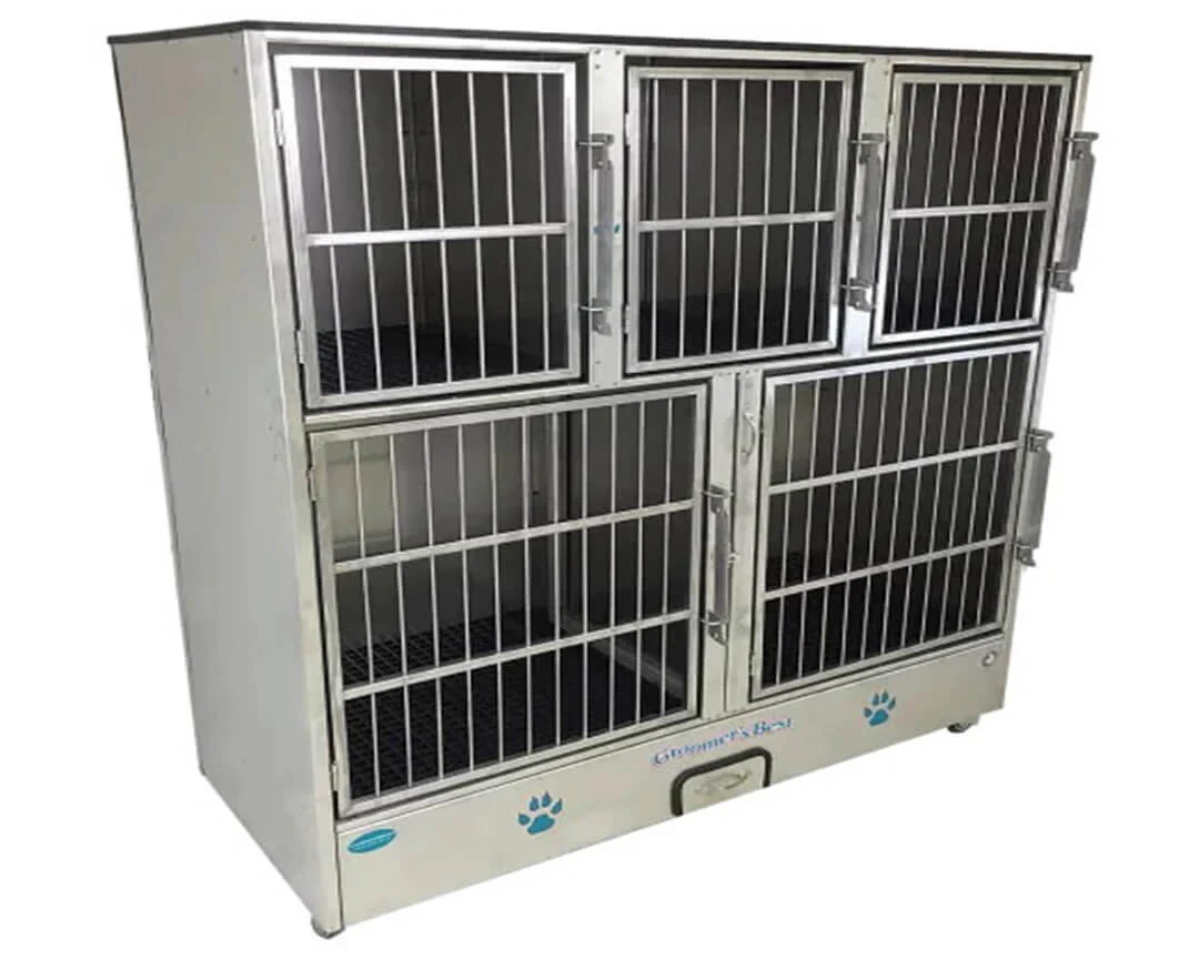 Groomer's Best 5-Unit Cage Bank - Image 3