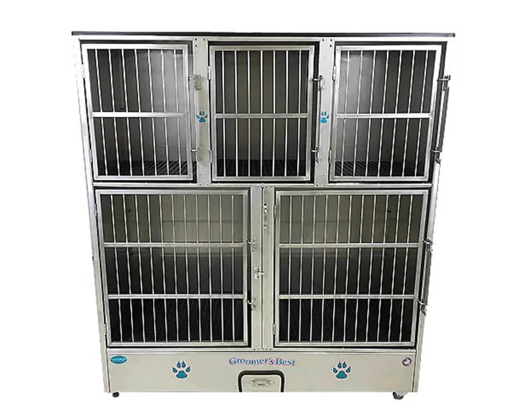 Groomer's Best 5-Unit Cage Bank - Image 4
