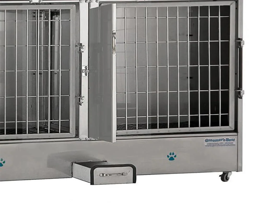 Groomer's Best 9-Unit Cage Bank - Image 3
