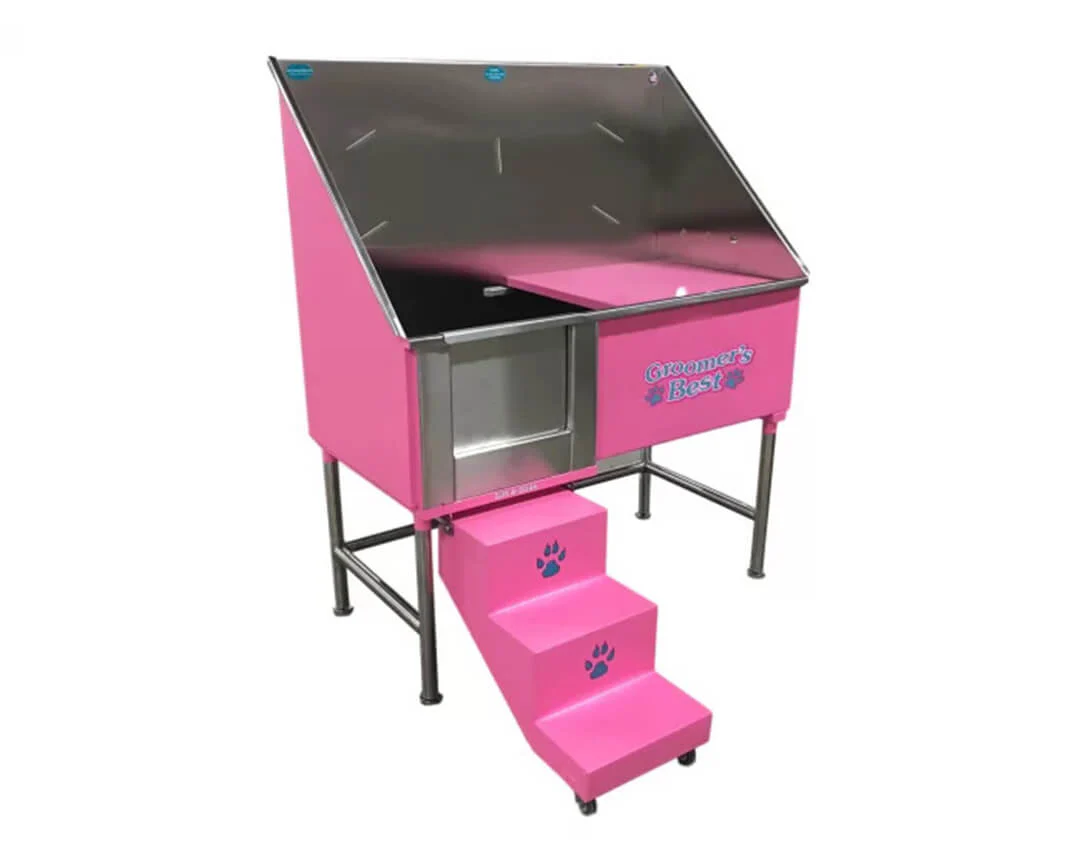 Groomer's Best Elite Bathing Tub with Steps and Door - Image 10