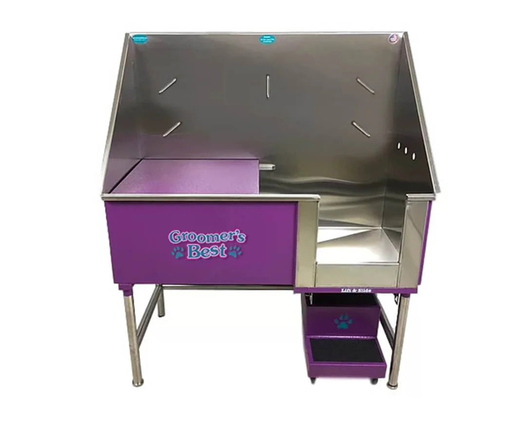 Groomer's Best Elite Bathing Tub with Steps and Door - Image 5