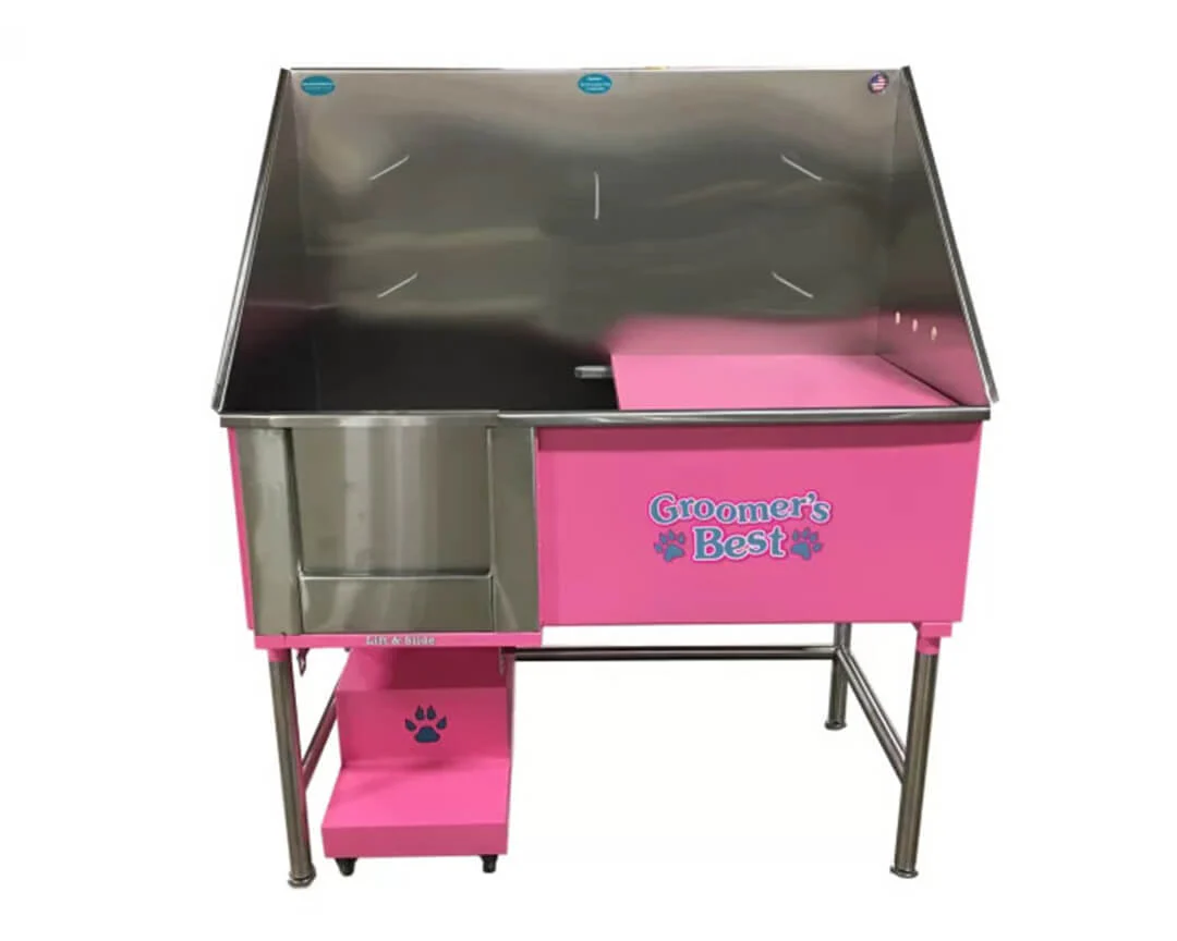 Groomer's Best Elite Bathing Tub with Steps and Door - Image 6