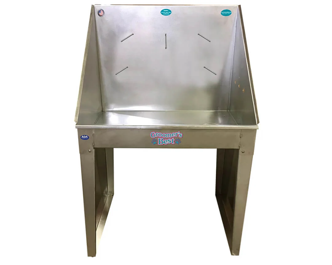 Groomer's Best Stainless Steel ADA Standard Bathing Tub - Image 5