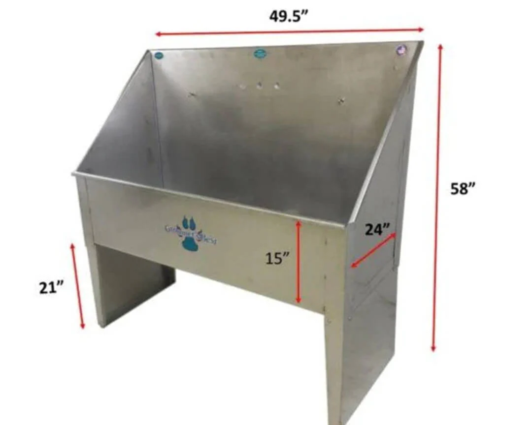 Groomer's Best Stainless Steel Standard Bathing Tub - Image 5
