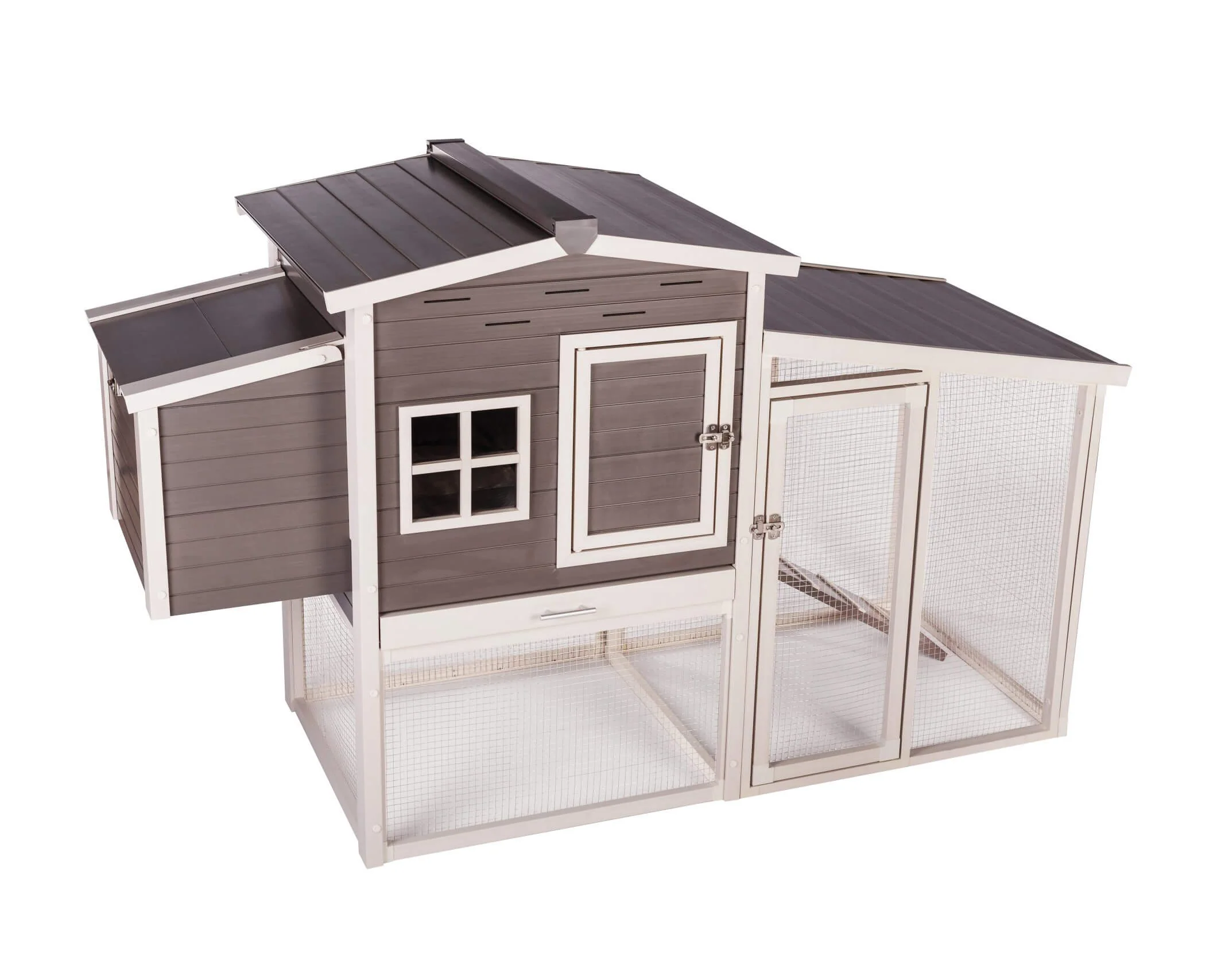 New Age Pet Hampton Chicken Coop with Pen - Image 7