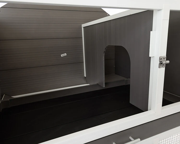New Age Pet Huntington Townhouse Rabbit Hutch - Image 10