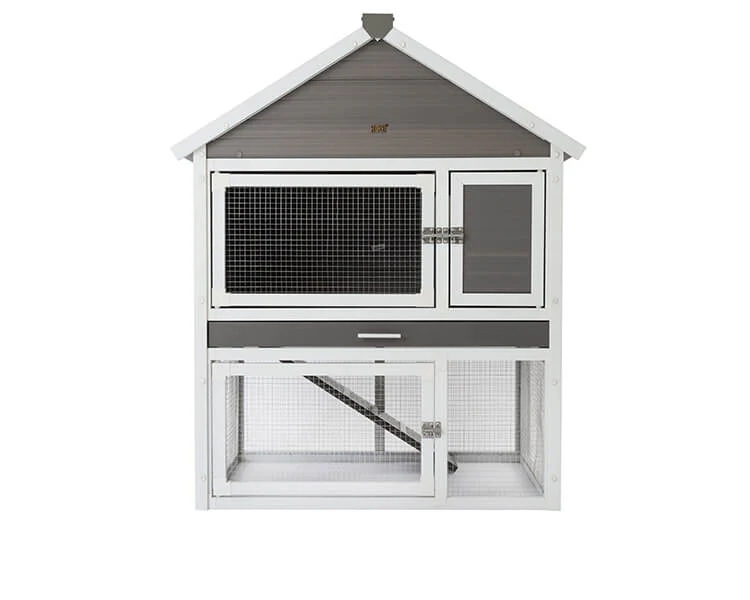 New Age Pet Huntington Townhouse Rabbit Hutch - Image 4