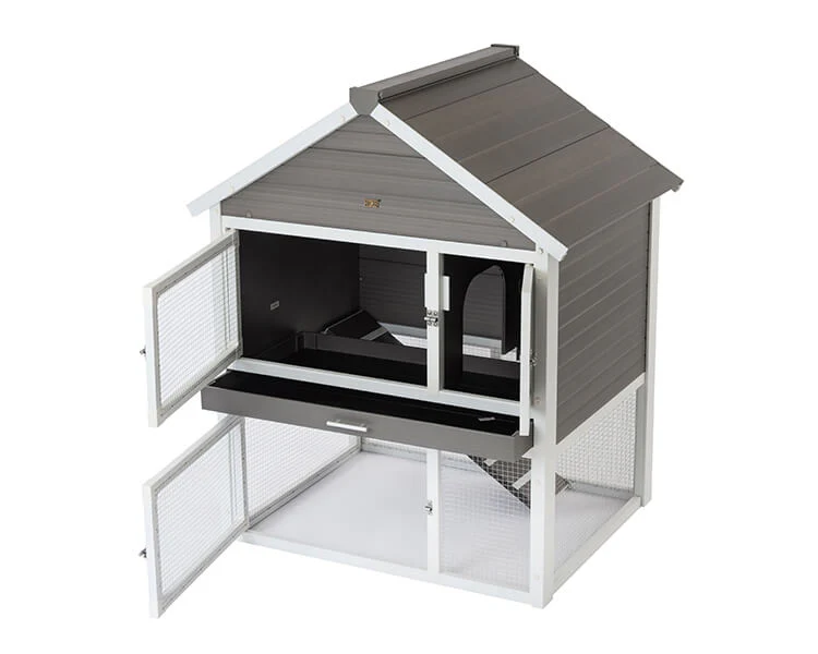 New Age Pet Huntington Townhouse Rabbit Hutch - Image 7