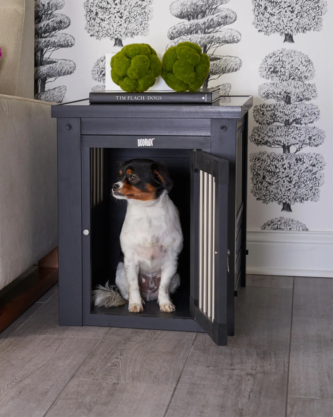 New Age Pet InnPlace Dog Crate with Stainless Steel Spindles - Image 4