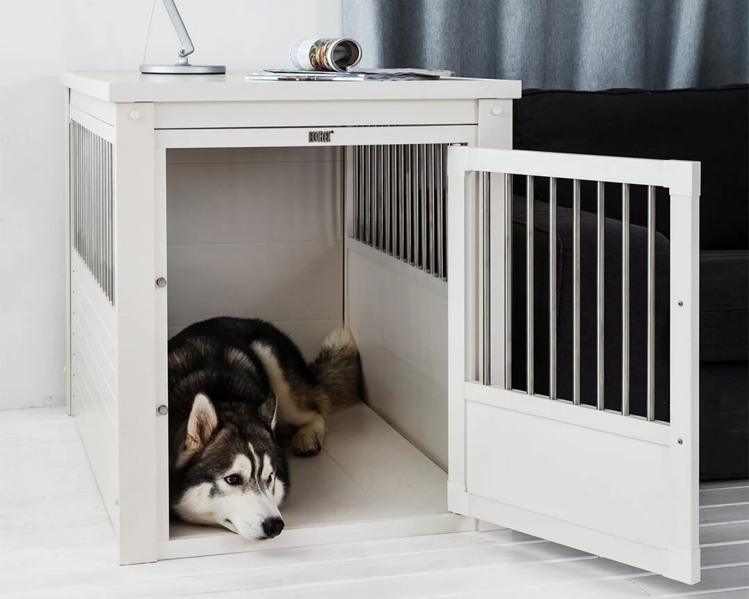 New Age Pet InnPlace Dog Crate with Stainless Steel Spindles - Image 6