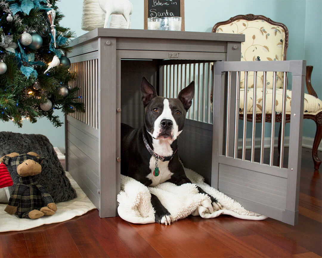 New Age Pet InnPlace Dog Crate with Stainless Steel Spindles - Image 7