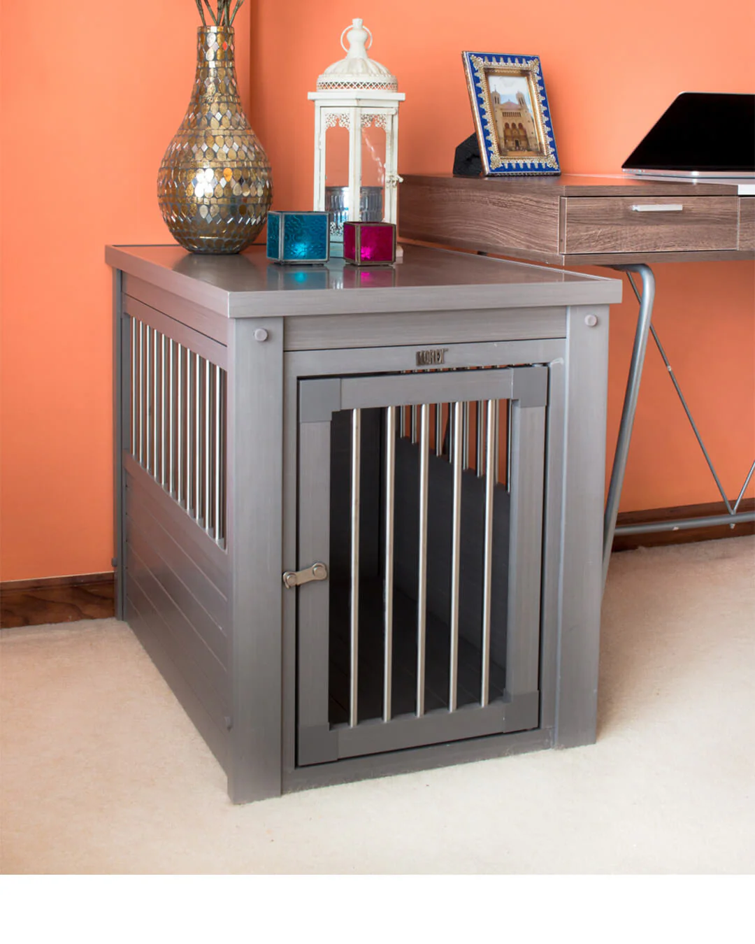 New Age Pet InnPlace Dog Crate with Stainless Steel Spindles - Image 9