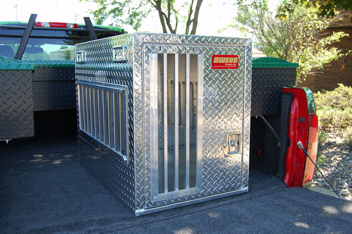 Owens All Seasons Aluminum Single Dog Box - Image 4