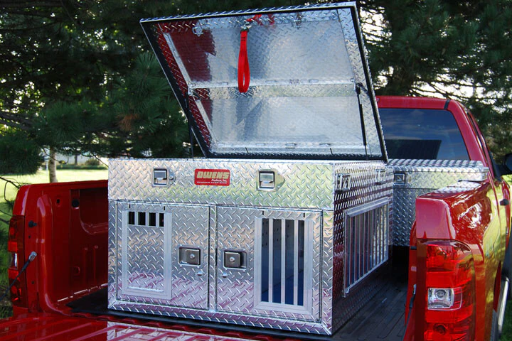 Owens Hunter All Seasons Aluminum Double Dog Box - Image 4