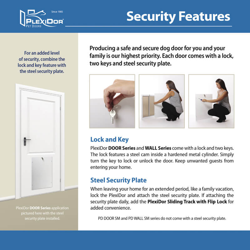 PlexiDor Door Mount Performance Cat & Dog Door - Image 5