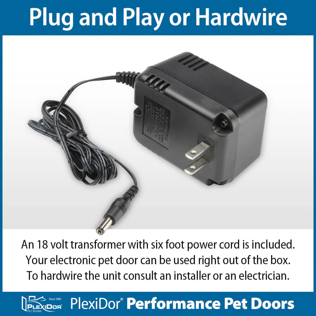 PlexiDor Electronic Door Mount Automatic Cat & Dog Door - Image 7