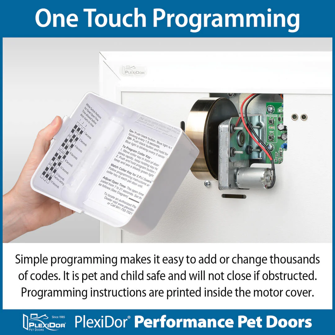 PlexiDor Electronic Door Mount Automatic Cat & Dog Door - Image 8
