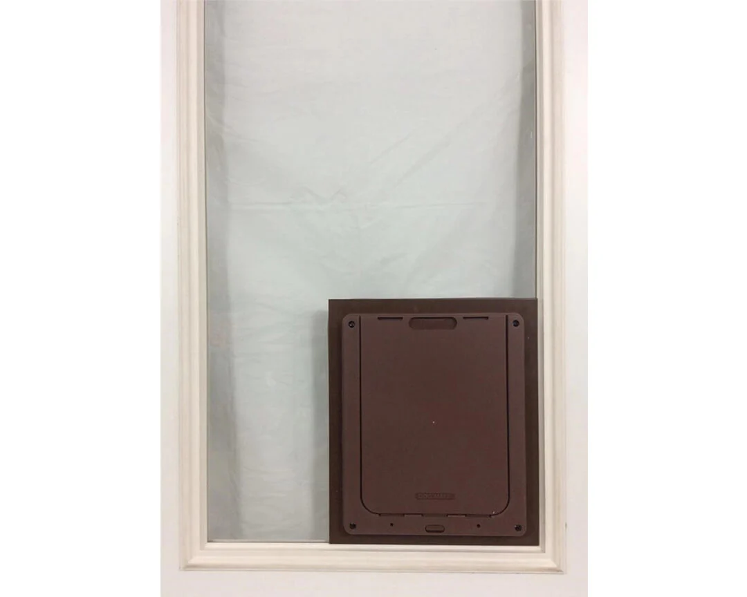 Security Boss Animate Manual - French Door Glass Panel with Pet Door - Image 3