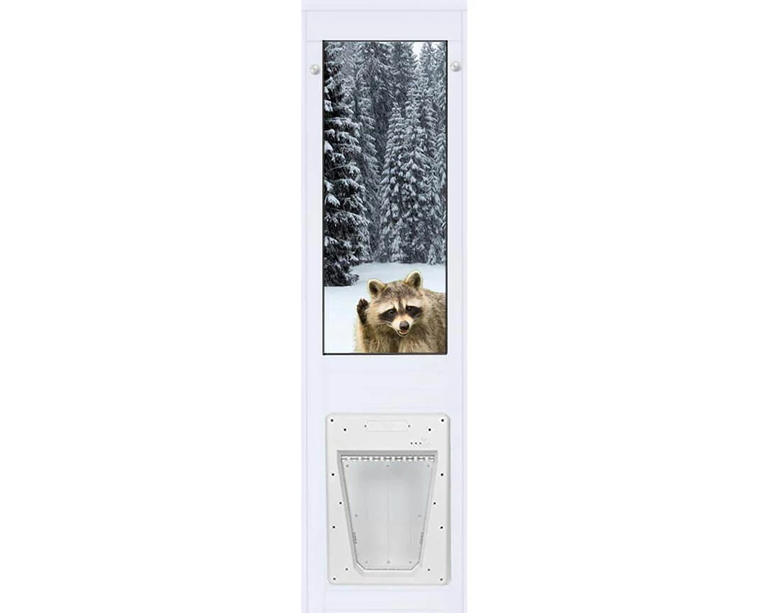 Security Boss Dual Pane Electronic Patio Pet Door