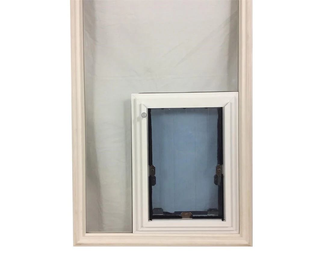 Security Boss MaxSeal French Door Glass Panel with Pet Door - Image 3