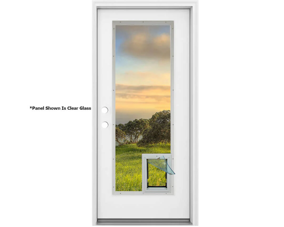 Security Boss SB Standard - French Door Glass Panel with Pet Door - Image 3