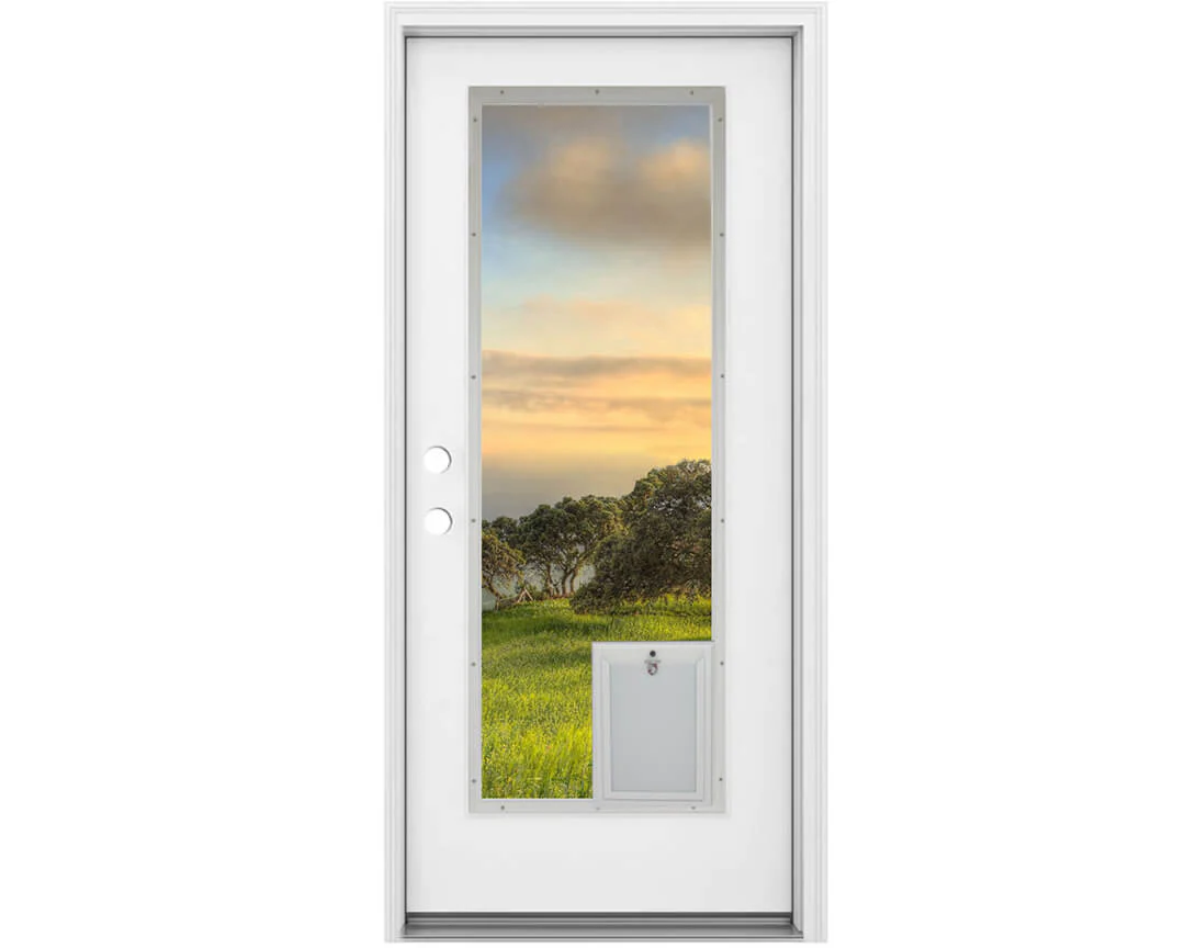 Security Boss SB Standard - French Door Glass Panel with Pet Door - Image 4