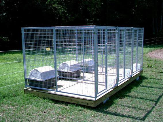 TK Products Enclosed Multi-Dog Kennel | Freestanding Indoor & Outdoor Runs - Image 3