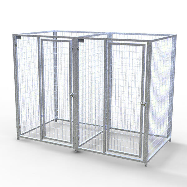 TK Products Enclosed Multi-Dog Kennel | Freestanding Indoor & Outdoor Runs - Image 33