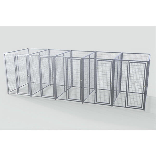 TK Products Enclosed Multi-Dog Kennel | Freestanding Indoor & Outdoor Runs - Image 45