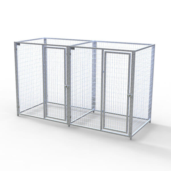 TK Products Enclosed Multi-Dog Kennel | Freestanding Indoor & Outdoor Runs - Image 82