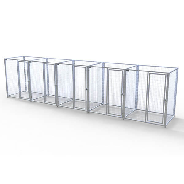 TK Products Enclosed Multi-Dog Kennel | Freestanding Indoor & Outdoor Runs - Image 84