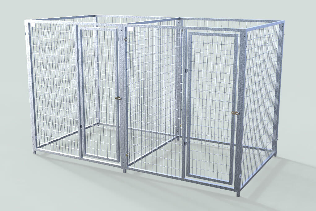TK Products Enclosed Multi-Dog Kennel | Freestanding Indoor & Outdoor Runs - Image 86