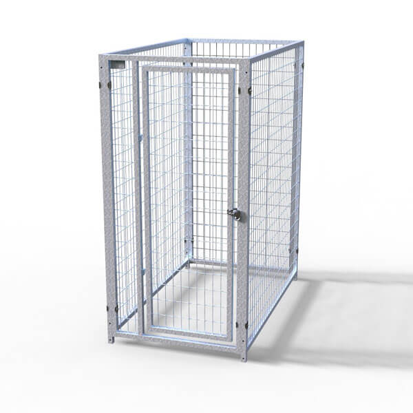TK Products Single Dog Kennel | Enclosed Indoor & Outdoor - Image 15