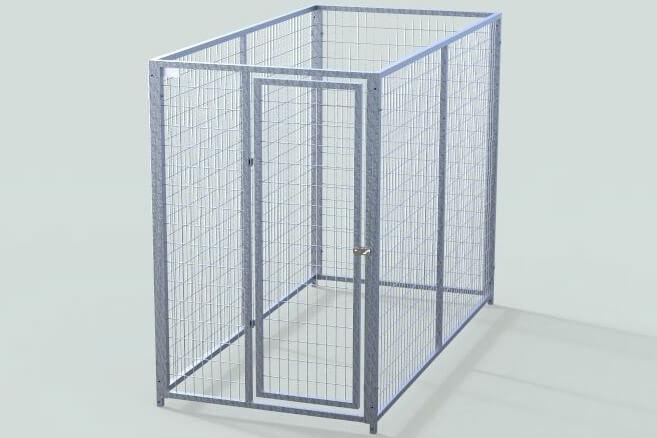 TK Products Single Dog Kennel | Enclosed Indoor & Outdoor - Image 8