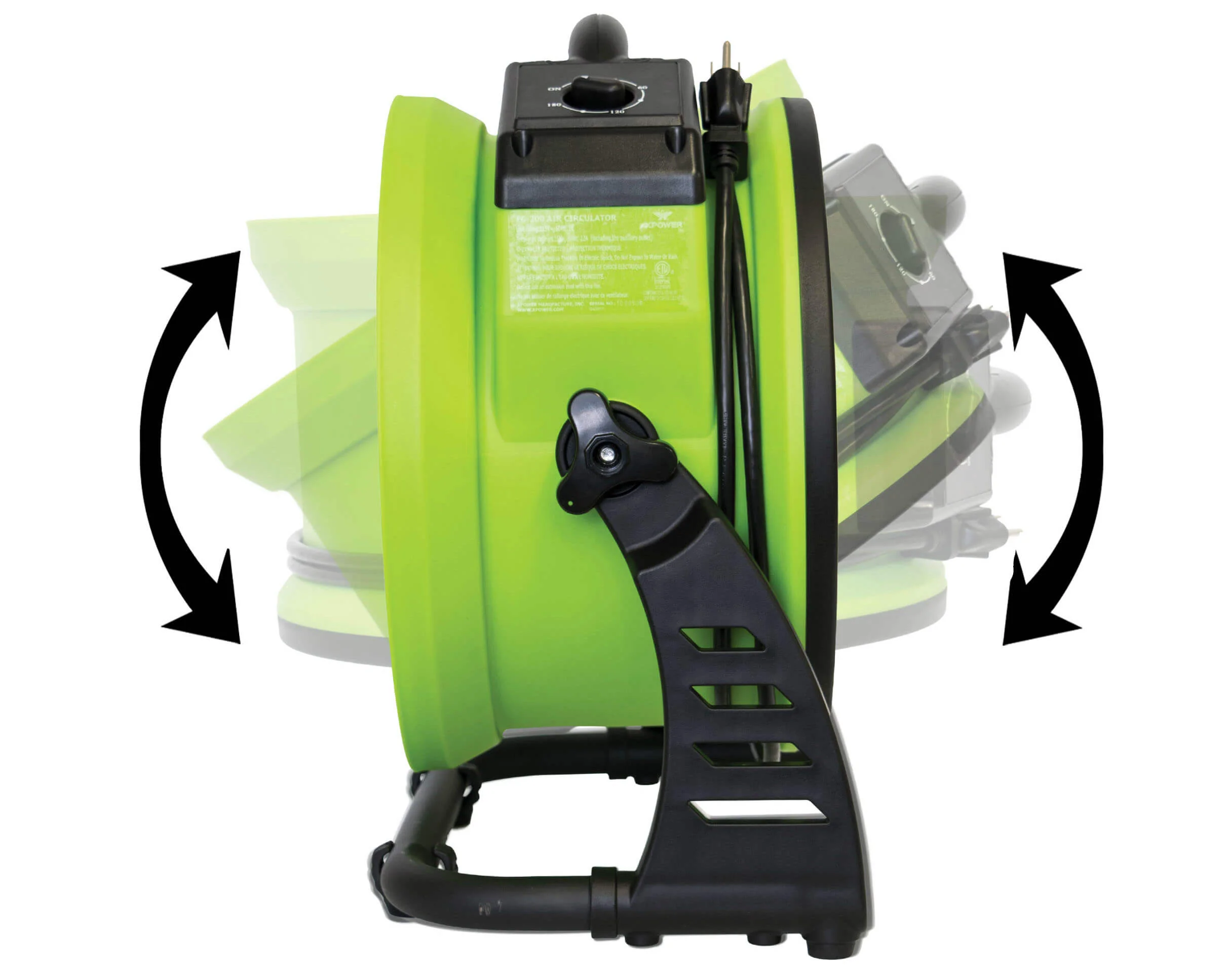 XPOWER FC-200 Portable Utility Fan - Image 6