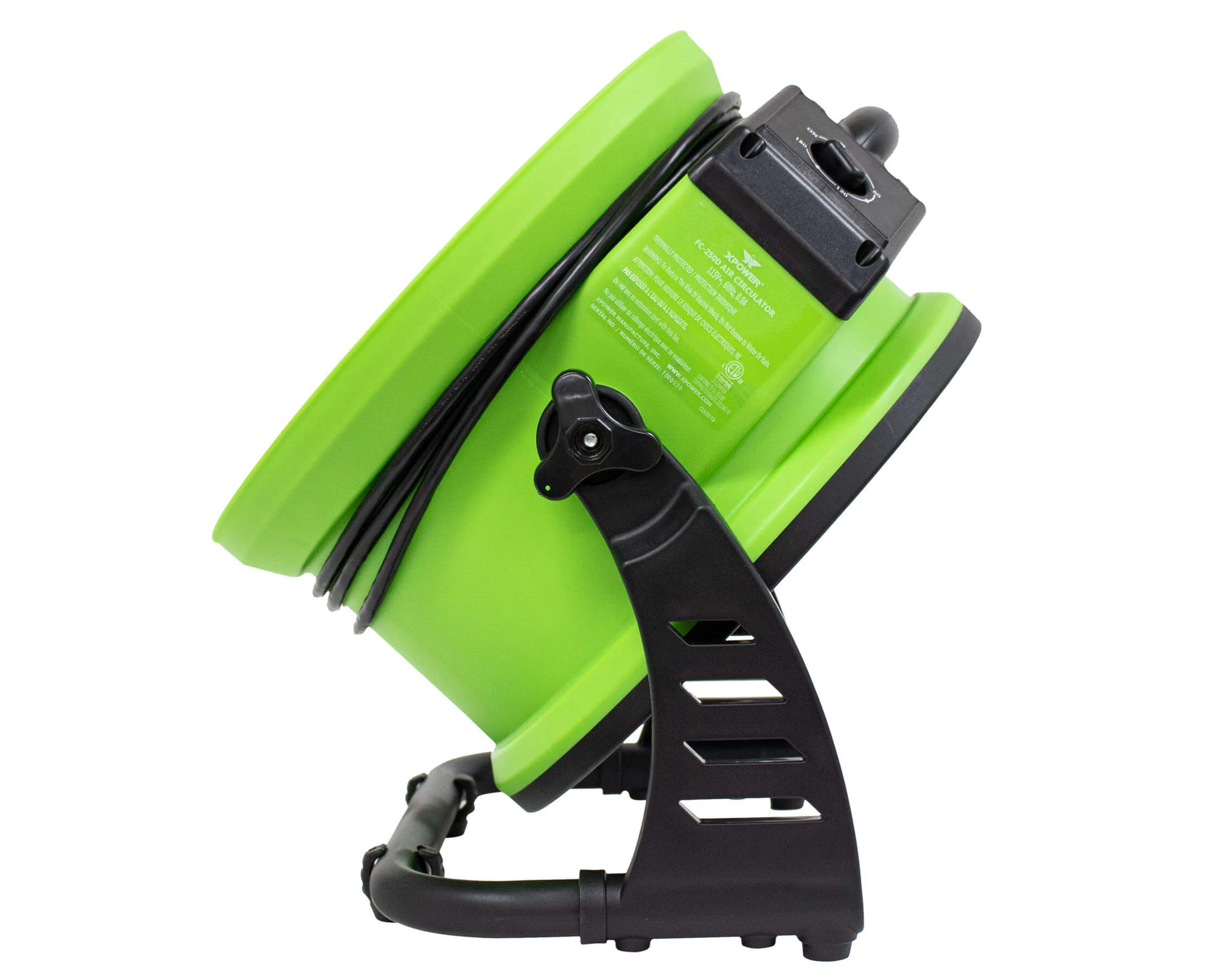 XPOWER FC-250D Pro 13” Brushless DC Motor Utility Fan - Image 13