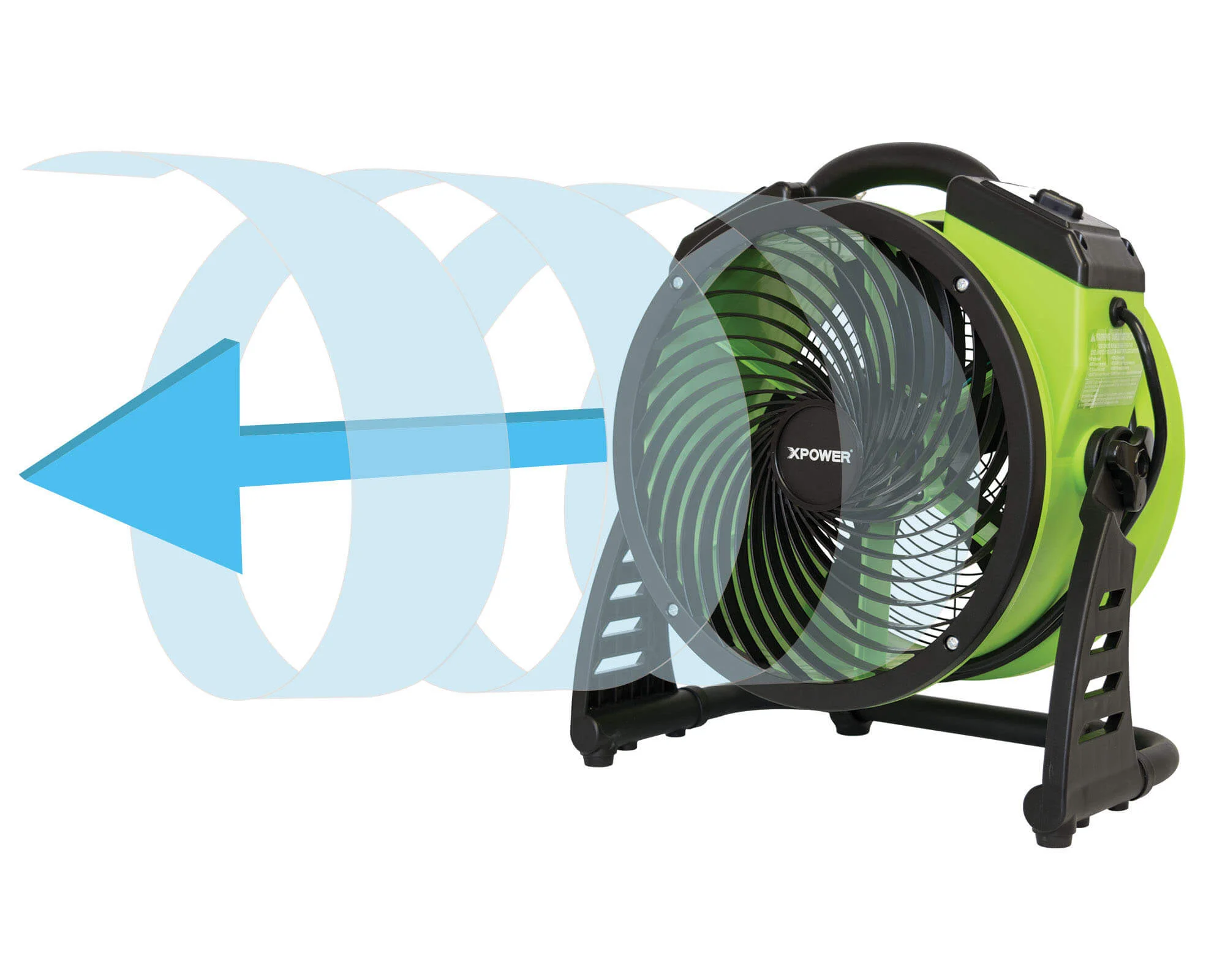 XPOWER FC-250D Pro 13” Brushless DC Motor Utility Fan - Image 15