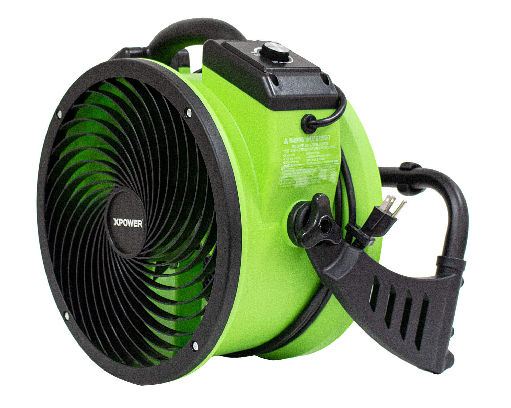XPOWER FC-250D Pro 13” Brushless DC Motor Utility Fan - Image 9