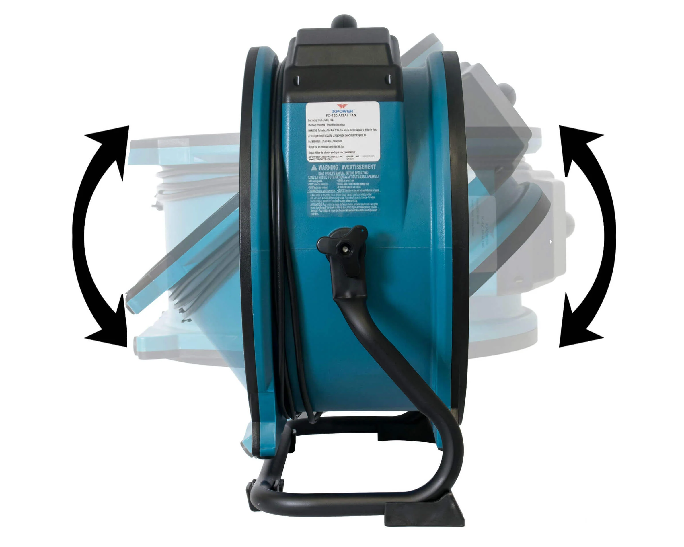 XPOWER FC-420 Portable Utility Fan - Image 3