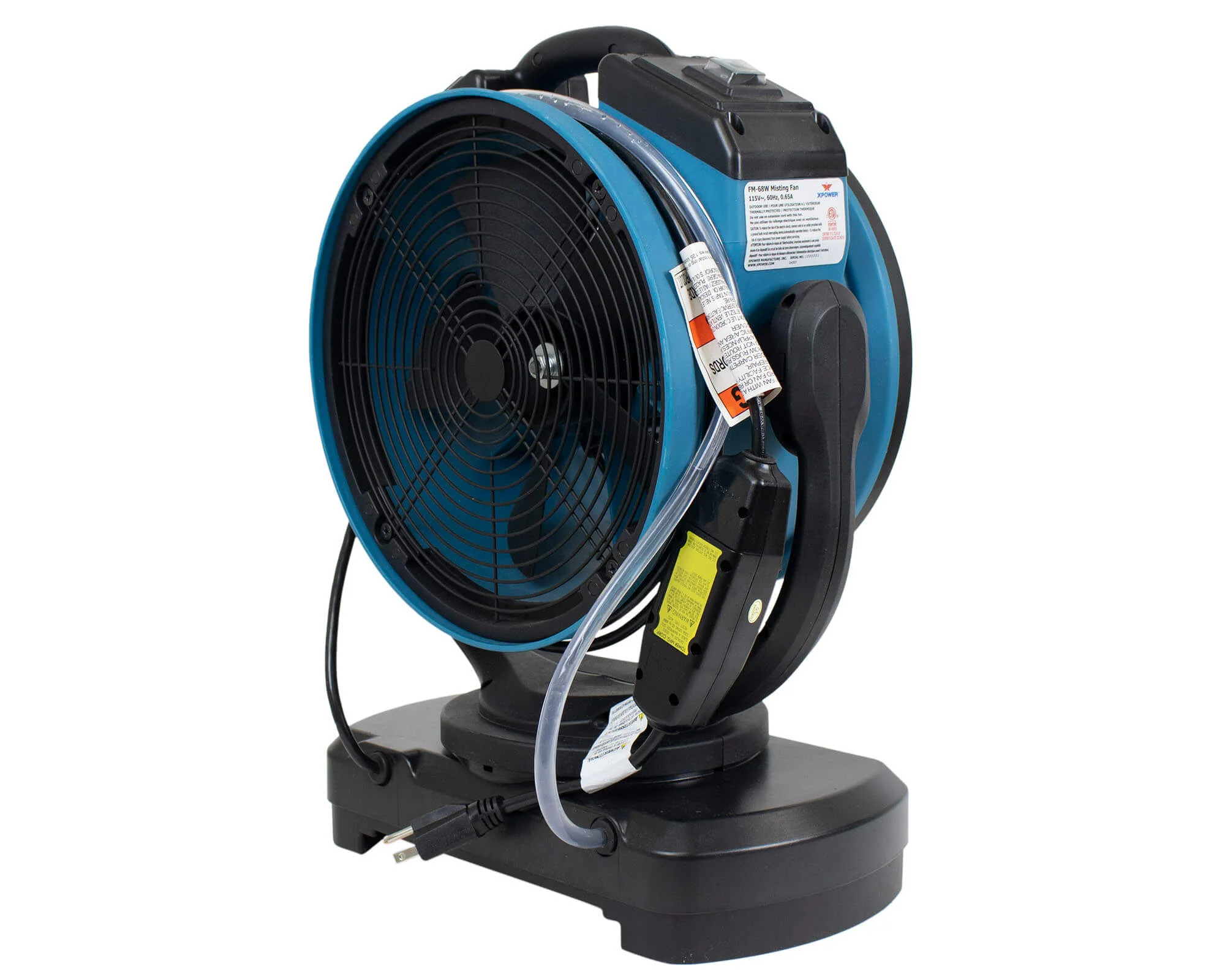 XPOWER FM-68W Multi-purpose Oscillating Misting Fan with Built-In Water Pump - Image 6