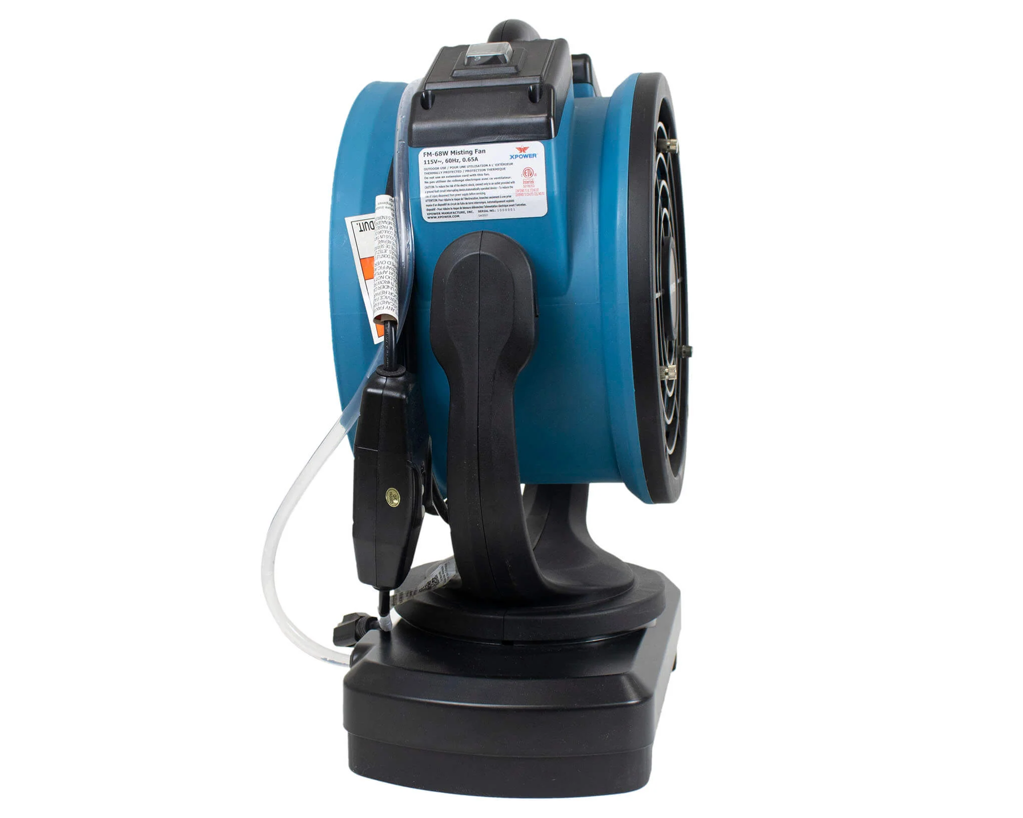 XPOWER FM-68W Multi-purpose Oscillating Misting Fan with Built-In Water Pump - Image 7