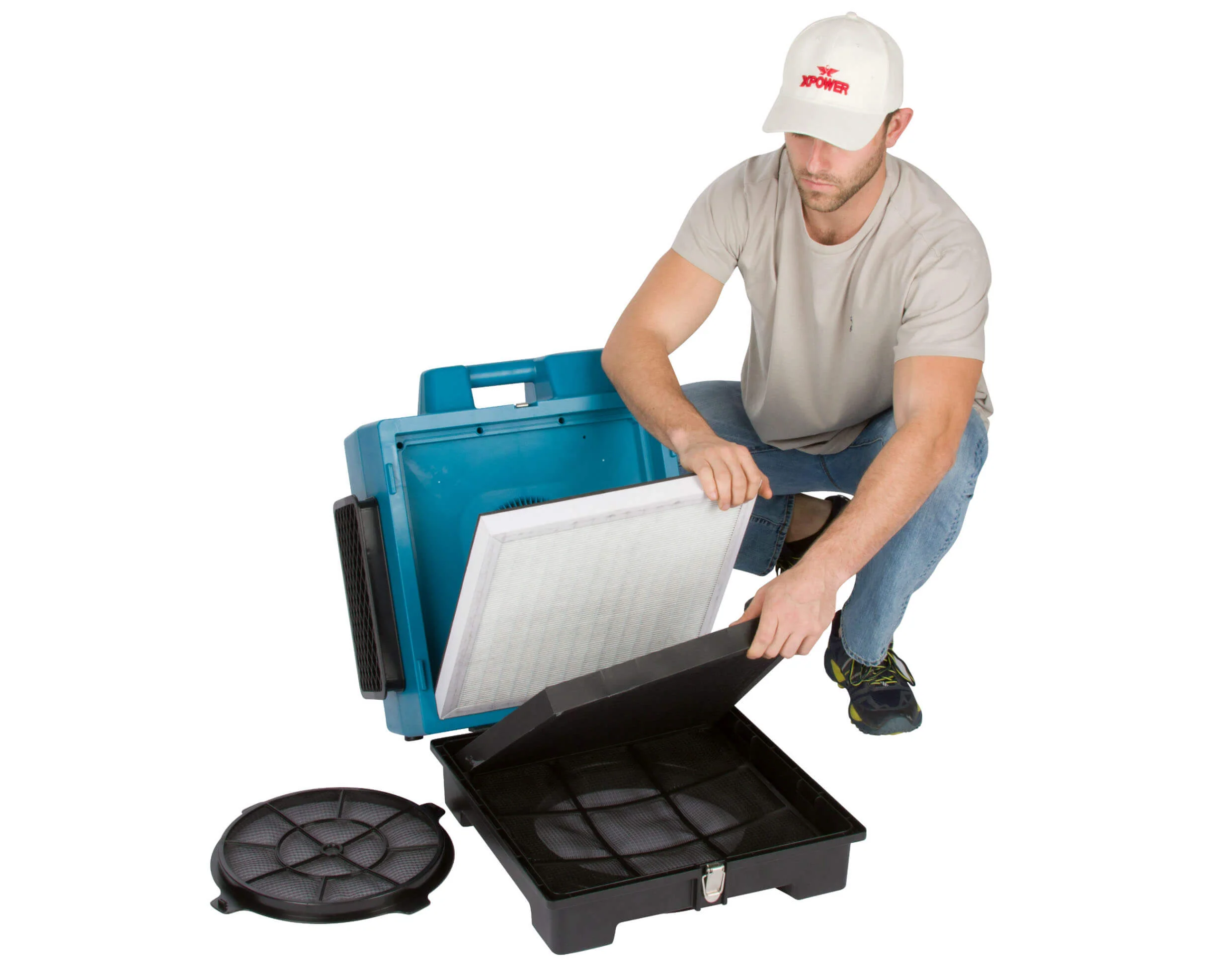 XPOWER X-3580 Commercial 4-Stage Filtration HEPA Purifier System - Image 9